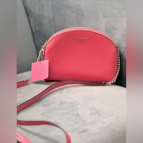 Kate Spade ♠️ Morgan Dual Zip Dome Crossbody - Orchid Pink -lovely bag for day!
